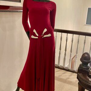 EVO VORRO Dress. Size: Small.  Deep Burgundy